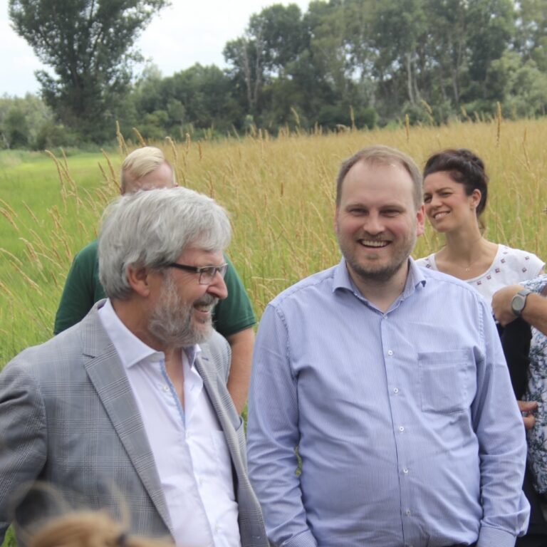 Moorbegehung mit Umweltminister Axel Vogel in Ostprignitz-Ruppin